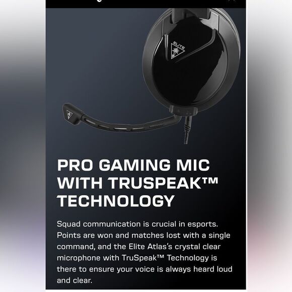 Turtle Beach Elite Atlas Pro Performance Gaming Headset! - Picture 9 of 15